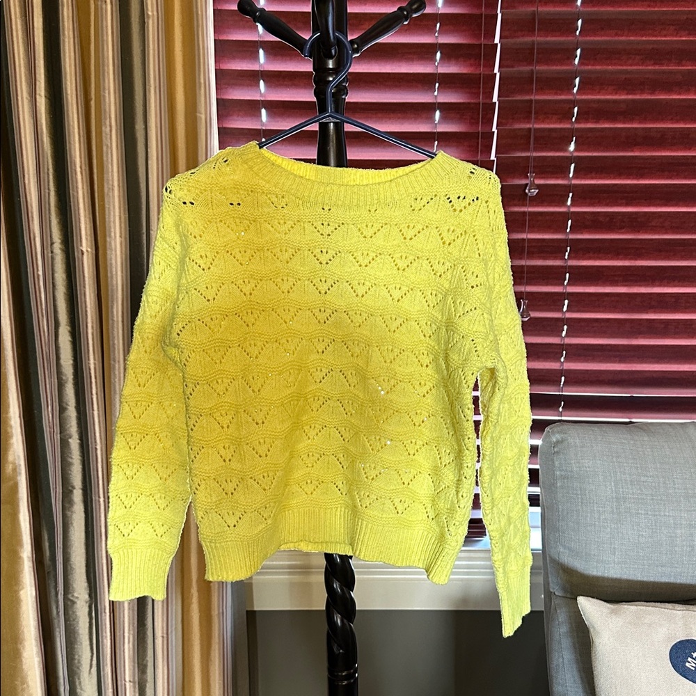 Yellow Knit Sweater
